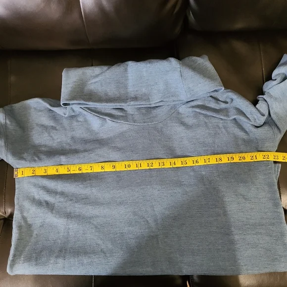 Lou & Grey Cowl Neck Marled Sweater Fleece Lined M - Picture 7 of 8